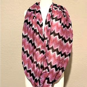 Bohemian print infinity scarf